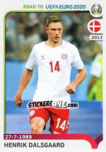 Sticker Henrik Dalsgaard - Road to UEFA Euro 2020 - Panini