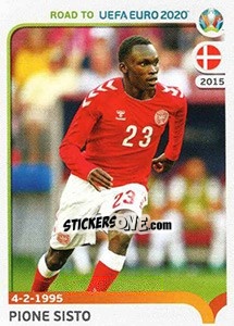 Cromo Pione Sisto - Road to UEFA Euro 2020 - Panini