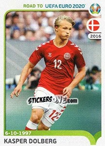 Sticker Kasper Dolberg - Road to UEFA Euro 2020 n. 81 - Panini