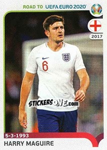 Cromo Harry Maguire - Road to UEFA Euro 2020 - Panini