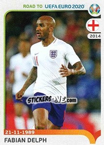 Sticker Fabian Delph - Road to UEFA Euro 2020 n. 93 - Panini