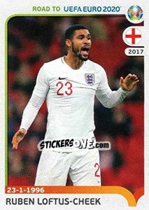 Sticker Ruben Loftus-Cheek - Road to UEFA Euro 2020 - Panini