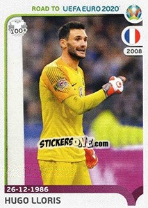 Sticker Hugo Lloris - Road to UEFA Euro 2020 - Panini