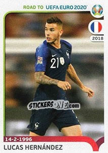 Sticker Lucas Hernández - Road to UEFA Euro 2020 - Panini