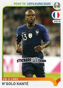 Sticker N'Golo Kanté - Road to UEFA Euro 2020 n. 104 - Panini