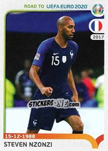 Sticker Steven Nzonzi - Road to UEFA Euro 2020 n. 106 - Panini