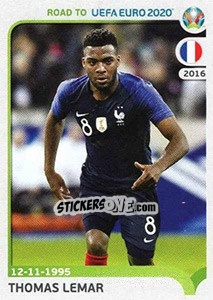 Sticker Thomas Lemar - Road to UEFA Euro 2020 n. 108 - Panini