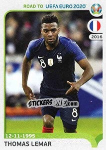 Sticker Thomas Lemar - Road to UEFA Euro 2020 - Panini