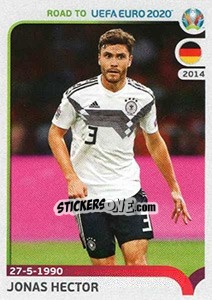 Sticker Jonas Hector - Road to UEFA Euro 2020 n. 115 - Panini