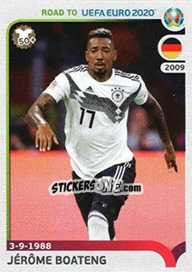 Sticker Jérôme Boateng - Road to UEFA Euro 2020 n. 120 - Panini