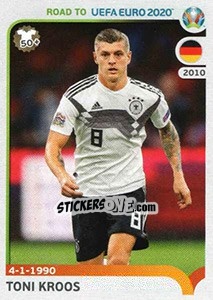 Sticker Toni Kroos - Road to UEFA Euro 2020 n. 123 - Panini