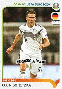 Sticker Leon Goretzka - Road to UEFA Euro 2020 n. 125 - Panini