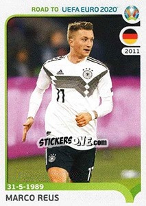 Sticker Marco Reus - Road to UEFA Euro 2020 n. 127 - Panini