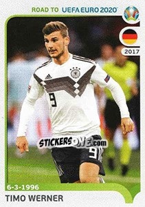 Sticker Timo Werner - Road to UEFA Euro 2020 n. 128 - Panini