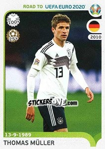 Sticker Thomas Müller - Road to UEFA Euro 2020 n. 129 - Panini