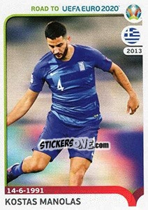 Sticker Kostas Manolas - Road to UEFA Euro 2020 n. 135 - Panini