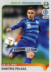 Sticker Dimitris Pelkas - Road to UEFA Euro 2020 n. 140 - Panini
