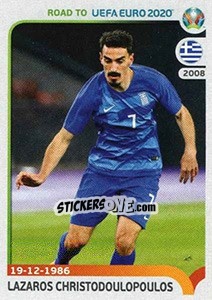 Sticker Lazaros Christodoulopoulos - Road to UEFA Euro 2020 n. 142 - Panini
