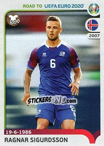 Sticker Ragnar Sigurdsson - Road to UEFA Euro 2020 n. 153 - Panini