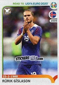 Sticker Rúrik Gíslason - Road to UEFA Euro 2020 n. 154 - Panini