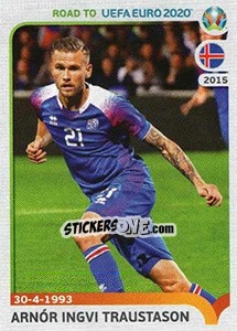 Sticker Arnór Ingvi Traustason - Road to UEFA Euro 2020 n. 155 - Panini