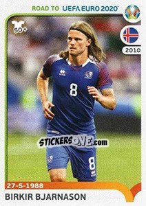Sticker Birkir Bjarnason - Road to UEFA Euro 2020 n. 156 - Panini