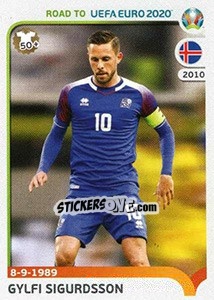 Sticker Gylfi Sigurdsson - Road to UEFA Euro 2020 n. 157 - Panini