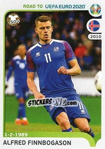 Sticker Alfred Finnbogason - Road to UEFA Euro 2020 n. 159 - Panini