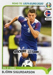 Sticker Björn Sigurdarson - Road to UEFA Euro 2020 - Panini