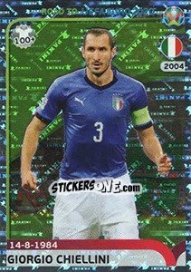 Sticker Giorgio Chiellini - Road to UEFA Euro 2020 n. 162 - Panini