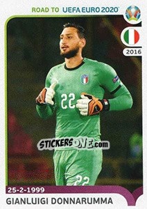 Sticker Gianluigi Donnarumma - Road to UEFA Euro 2020 n. 163 - Panini