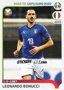Sticker Leonardo Bonucci - Road to UEFA Euro 2020 - Panini