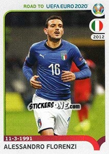 Sticker Alessandro Florenzi - Road to UEFA Euro 2020 - Panini