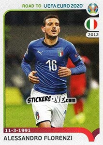 Cromo Alessandro Florenzi - Road to UEFA Euro 2020 - Panini