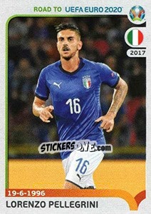 Sticker Lorenzo Pellegrini - Road to UEFA Euro 2020 n. 171 - Panini