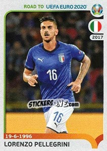 Cromo Lorenzo Pellegrini - Road to UEFA Euro 2020 - Panini