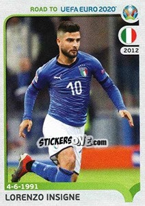Sticker Lorenzo Insigne - Road to UEFA Euro 2020 - Panini