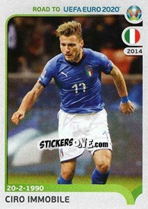 Sticker Ciro Immobile - Road to UEFA Euro 2020 n. 176 - Panini