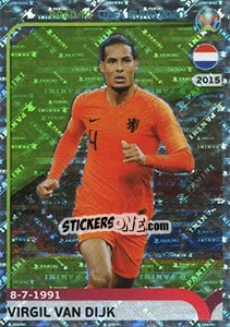 Sticker Virgil van Dijk - Road to UEFA Euro 2020 - Panini