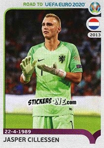 Sticker Jasper Cillessen - Road to UEFA Euro 2020 n. 179 - Panini