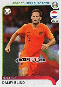 Figurina Daley Blind - Road to UEFA Euro 2020 - Panini