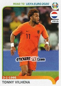 Sticker Tonny Vilhena - Road to UEFA Euro 2020 n. 189 - Panini