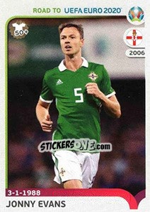 Sticker Jonny Evans - Road to UEFA Euro 2020 n. 196 - Panini