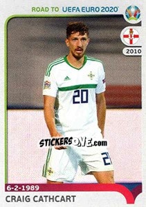 Sticker Craig Cathcart - Road to UEFA Euro 2020 n. 197 - Panini
