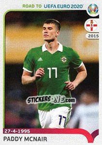 Cromo Paddy McNair - Road to UEFA Euro 2020 - Panini