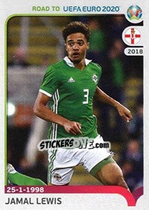 Sticker Jamal Lewis - Road to UEFA Euro 2020 n. 200 - Panini