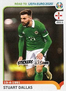 Sticker Stuart Dallas - Road to UEFA Euro 2020 n. 202 - Panini