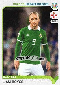 Sticker Liam Boyce - Road to UEFA Euro 2020 n. 208 - Panini