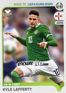 Sticker Kyle Lafferty - Road to UEFA Euro 2020 n. 209 - Panini