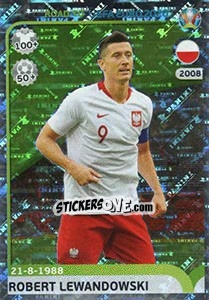 Sticker Robert Lewandowski - Road to UEFA Euro 2020 n. 210 - Panini